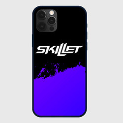 Чехол iPhone 12 Pro Skillet purple grunge