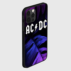 Чехол для iPhone 12 Pro AC DC neon monstera, цвет: 3D-черный — фото 2