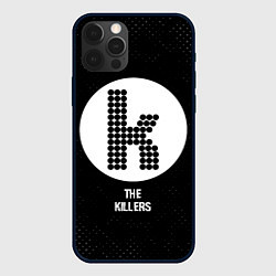 Чехол iPhone 12 Pro The Killers glitch на темном фоне