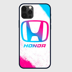 Чехол iPhone 12 Pro Honda neon gradient style