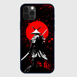 Чехол iPhone 12 Pro Призрак цусимы - самурай
