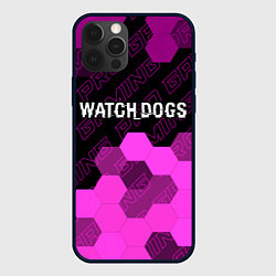Чехол iPhone 12 Pro Watch Dogs pro gaming: символ сверху
