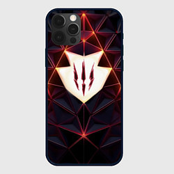 Чехол iPhone 12 Pro The Witcher Logo Triangle