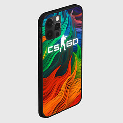 Чехол для iPhone 12 Pro Cs Go Logo Color, цвет: 3D-черный — фото 2