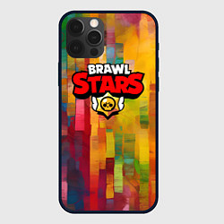 Чехол iPhone 12 Pro Brawl Stars Logo Color