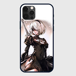 Чехол iPhone 12 Pro Nier: Automata - 2B TechnoBlade