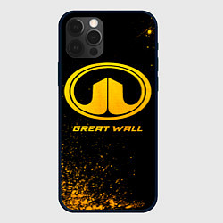 Чехол iPhone 12 Pro Great Wall - gold gradient