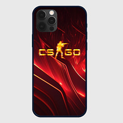 Чехол iPhone 12 Pro CS GO fire logo