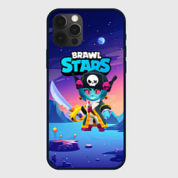 Чехол для iPhone 12 Pro Зомби пиратка Биби, цвет: 3D-черный
