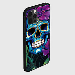 Чехол для iPhone 12 Pro Череп в джунглях, цвет: 3D-черный — фото 2