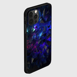 Чехол для iPhone 12 Pro Обломки камней, цвет: 3D-черный — фото 2