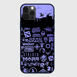 Чехол iPhone 12 Pro Games pattern