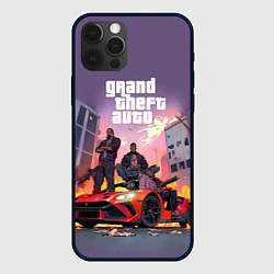 Чехол iPhone 12 Pro Grand Theft Auto - game