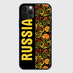 Чехол iPhone 12 Pro Russia хохлома