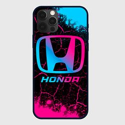 Чехол iPhone 12 Pro Honda - neon gradient