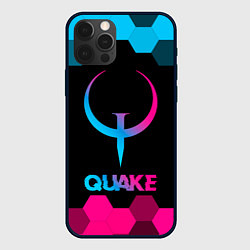 Чехол iPhone 12 Pro Quake - neon gradient