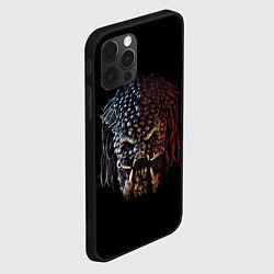 Чехол для iPhone 12 Pro Predator - skull, цвет: 3D-черный — фото 2