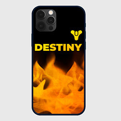 Чехол iPhone 12 Pro Destiny - gold gradient: символ сверху