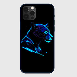 Чехол iPhone 12 Pro Пантера киберпан