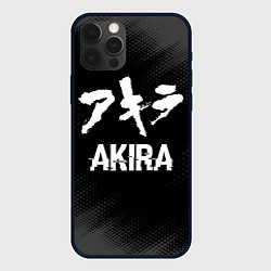 Чехол для iPhone 12 Pro Akira glitch на темном фоне, цвет: 3D-черный