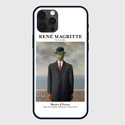 Чехол для iPhone 12 Pro Рене Магритт - Сын человеческий, цвет: 3D-черный