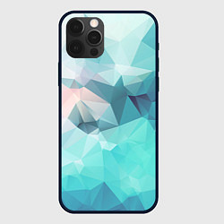 Чехол для iPhone 12 Pro Небо из геометрических кристаллов, цвет: 3D-черный