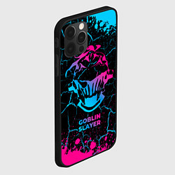Чехол для iPhone 12 Pro Goblin Slayer - neon gradient, цвет: 3D-черный — фото 2