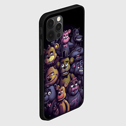 Чехол для iPhone 12 Pro Five Nights at Freddys art, цвет: 3D-черный — фото 2