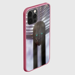 Чехол для iPhone 12 Pro Атака Титанов Eren Yaeger, цвет: 3D-малиновый — фото 2