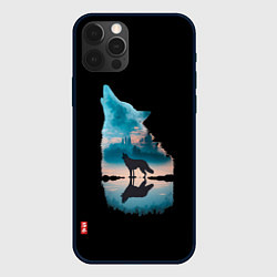 Чехол iPhone 12 Pro Призрачная тень волка