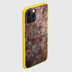 Чехол для iPhone 12 Pro Текстура - Dirty coal, цвет: 3D-желтый — фото 2