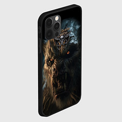 Чехол для iPhone 12 Pro Baldurs Gate 3 оборотень, цвет: 3D-черный — фото 2