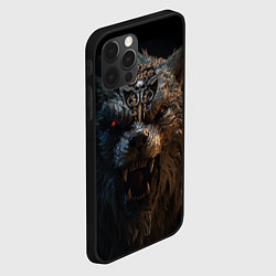 Чехол для iPhone 12 Pro Baldurs Gate 3 оборотень, цвет: 3D-черный — фото 2