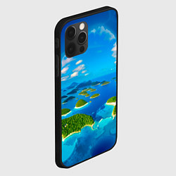 Чехол для iPhone 12 Pro Другой волшебный мир за ледяной стеной, цвет: 3D-черный — фото 2