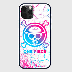 Чехол iPhone 12 Pro One Piece neon gradient style