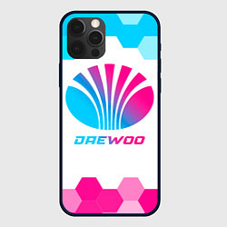 Чехол iPhone 12 Pro Daewoo neon gradient style