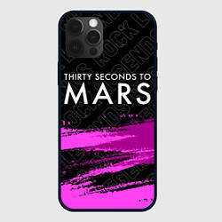 Чехол iPhone 12 Pro Thirty Seconds to Mars rock legends: символ сверху