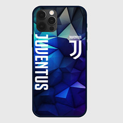 Чехол для iPhone 12 Pro Juventus logo blue, цвет: 3D-черный