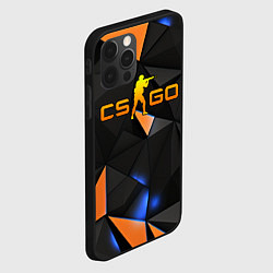 Чехол для iPhone 12 Pro CSGO orange style, цвет: 3D-черный — фото 2
