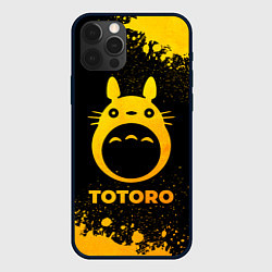 Чехол iPhone 12 Pro Totoro - gold gradient