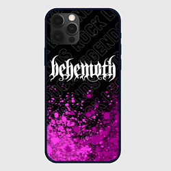 Чехол iPhone 12 Pro Behemoth rock legends: символ сверху