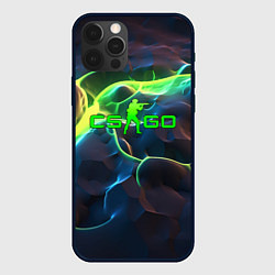 Чехол iPhone 12 Pro CSGO green neon