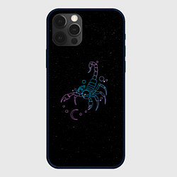Чехол iPhone 12 Pro Знак зодиака скорпион - космос
