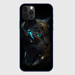 Чехол iPhone 12 Pro Робот киберкот - big picture