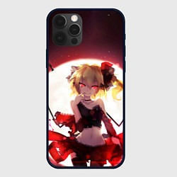 Чехол для iPhone 12 Pro Touhou Project Фландр Скарлет, цвет: 3D-черный