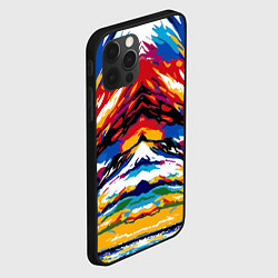 Чехол для iPhone 12 Pro Vanguard abstraction - vogue - art, цвет: 3D-черный — фото 2