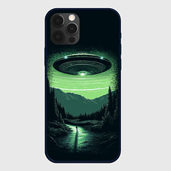 Чехол iPhone 12 Pro НЛО в лесу