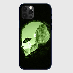 Чехол iPhone 12 Pro Пещера в форме головы пришельца