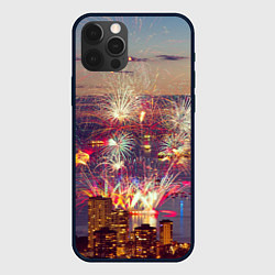 Чехол iPhone 12 Pro Салют в ночном небе