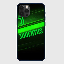 Чехол iPhone 12 Pro Juventus green line